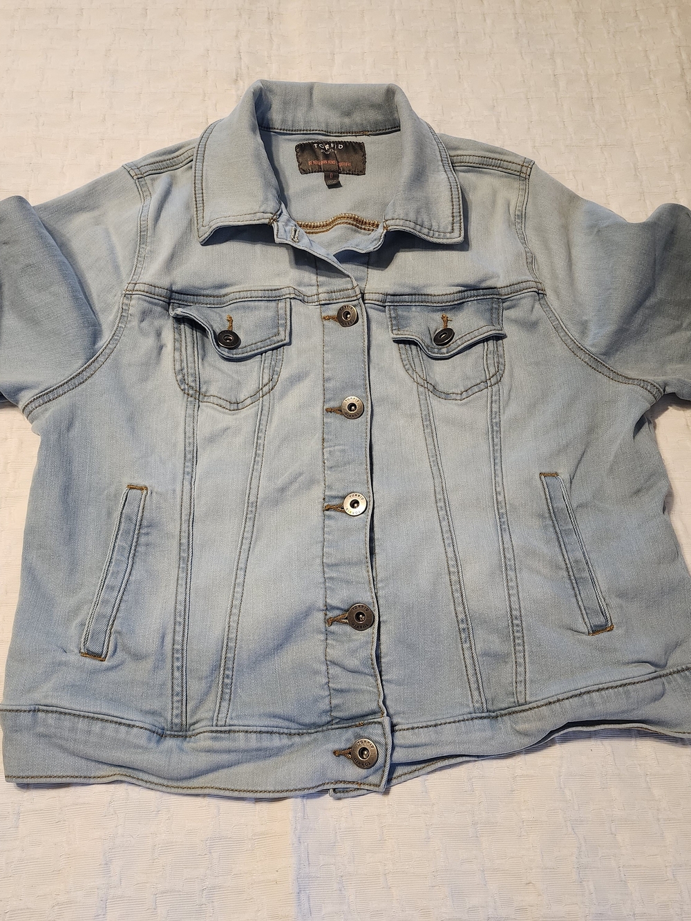 torrid Light Blue Denim Jacket for Women